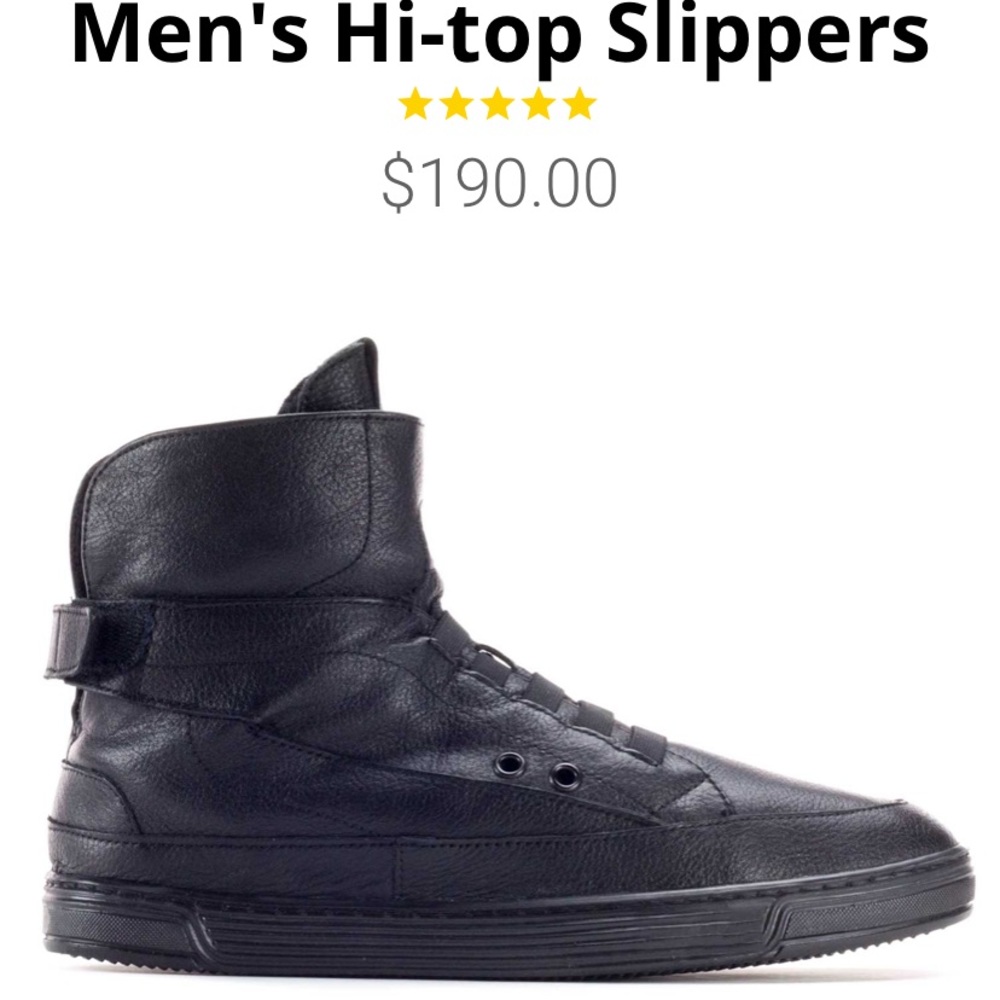 Hi-top Slippers for Men